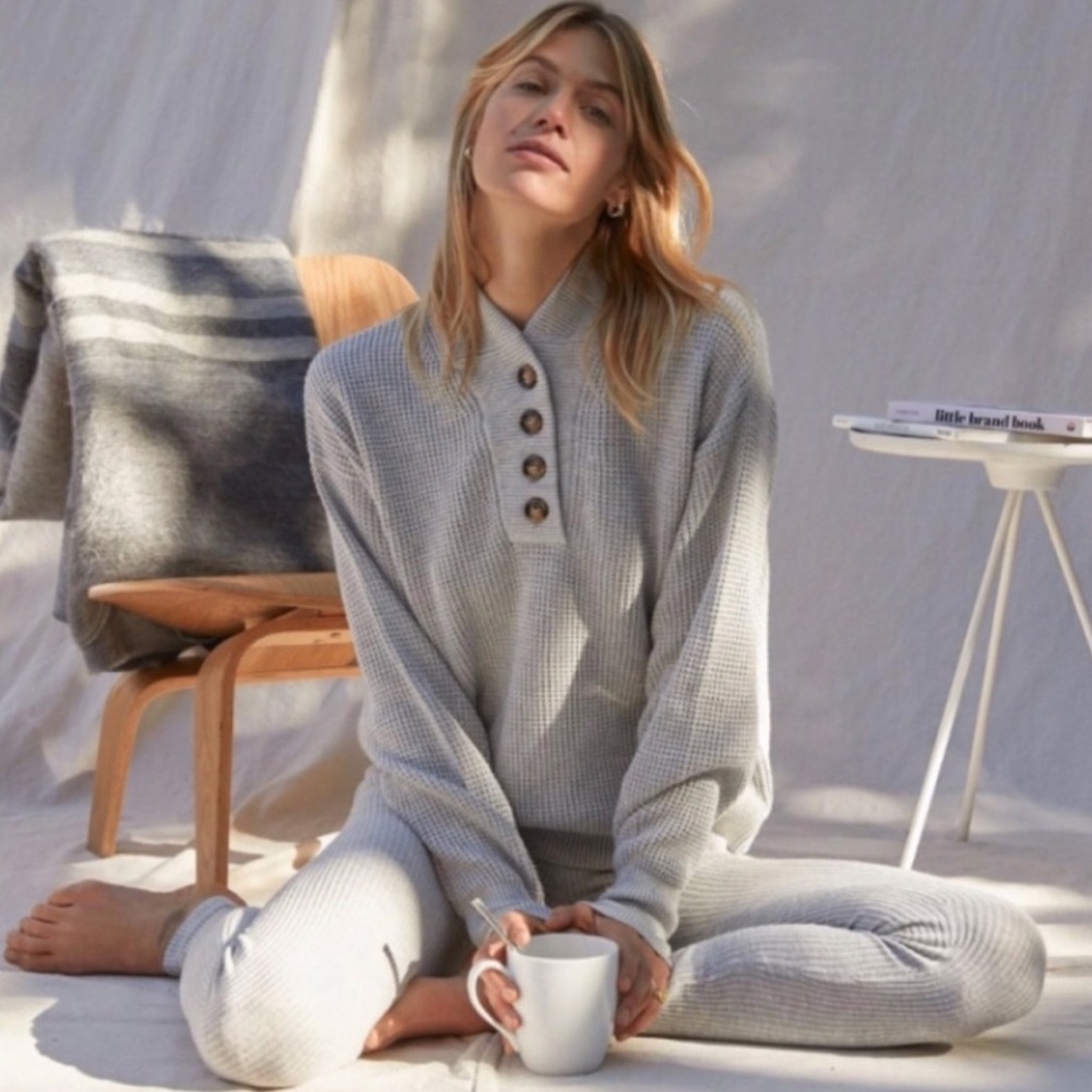 Lunya waffle Henley